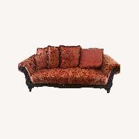 Red 3+ Seater Sofa