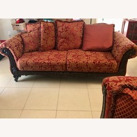 Red 3+ Seater Sofa