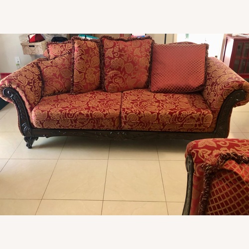 Used Red 3+ Seater Sofa for sale on AptDeco