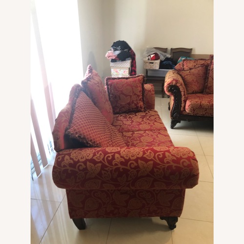 Used Red 3+ Seater Sofa for sale on AptDeco