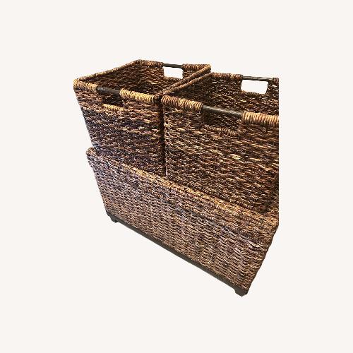 Used Wicker Baskets for sale on AptDeco