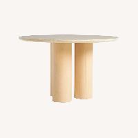 Anthropologie Anya Travertine Dining Table