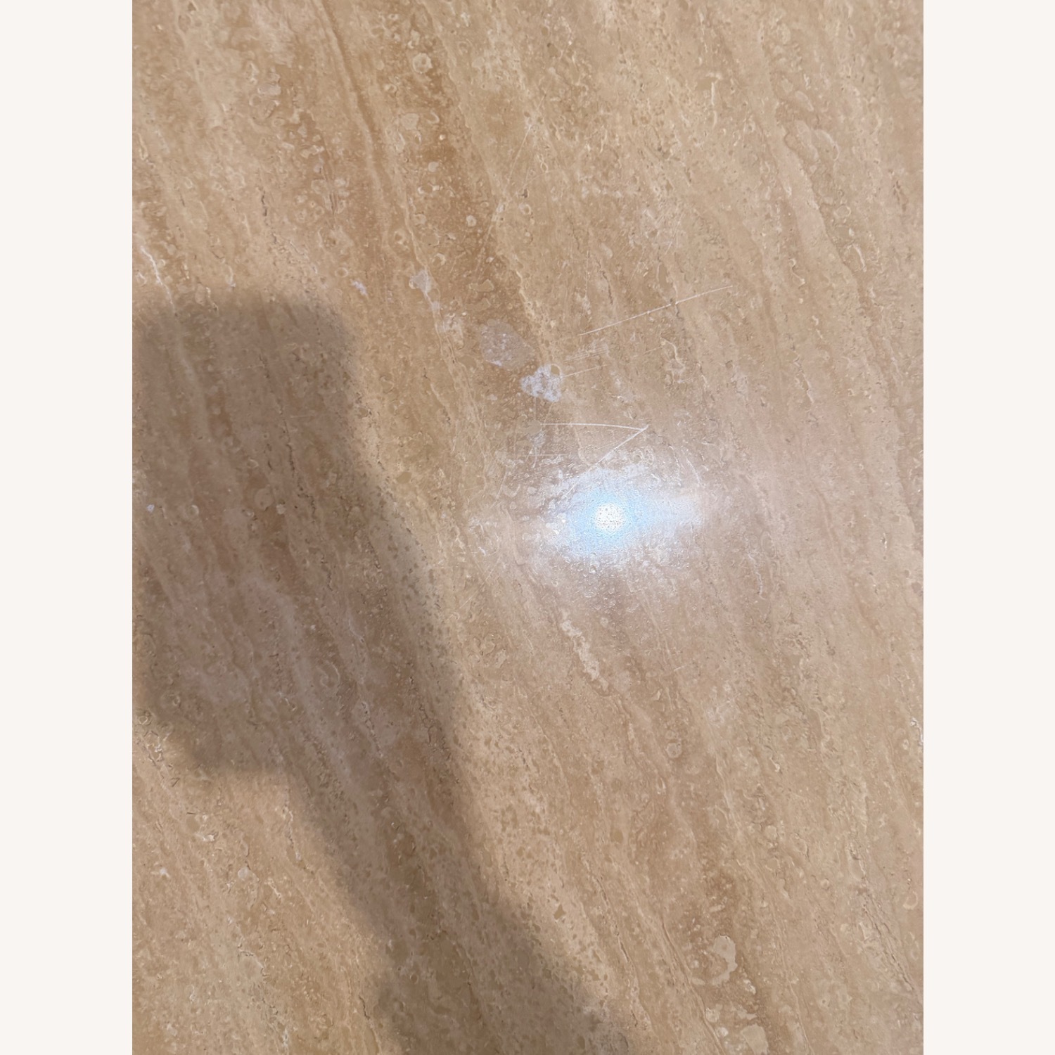 Anthropologie Anya Travertine Dining Table - image-4