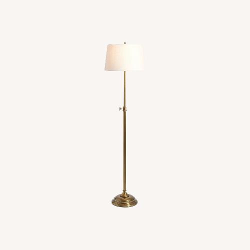 Used Pottery Barn Chelsea Metal Adjustable Floor Lamp (50"-70") for sale on AptDeco