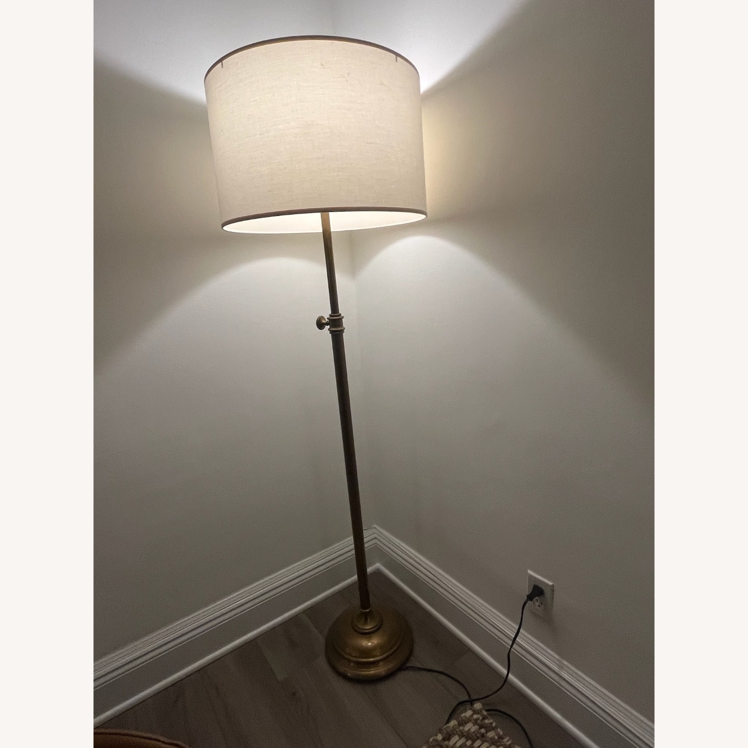 Pottery Barn Chelsea Metal Adjustable Floor Lamp (50"-70") - image-2