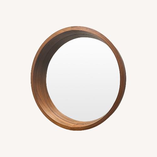 Used Room & Board Brown Wood Wall Mirror for sale on AptDeco