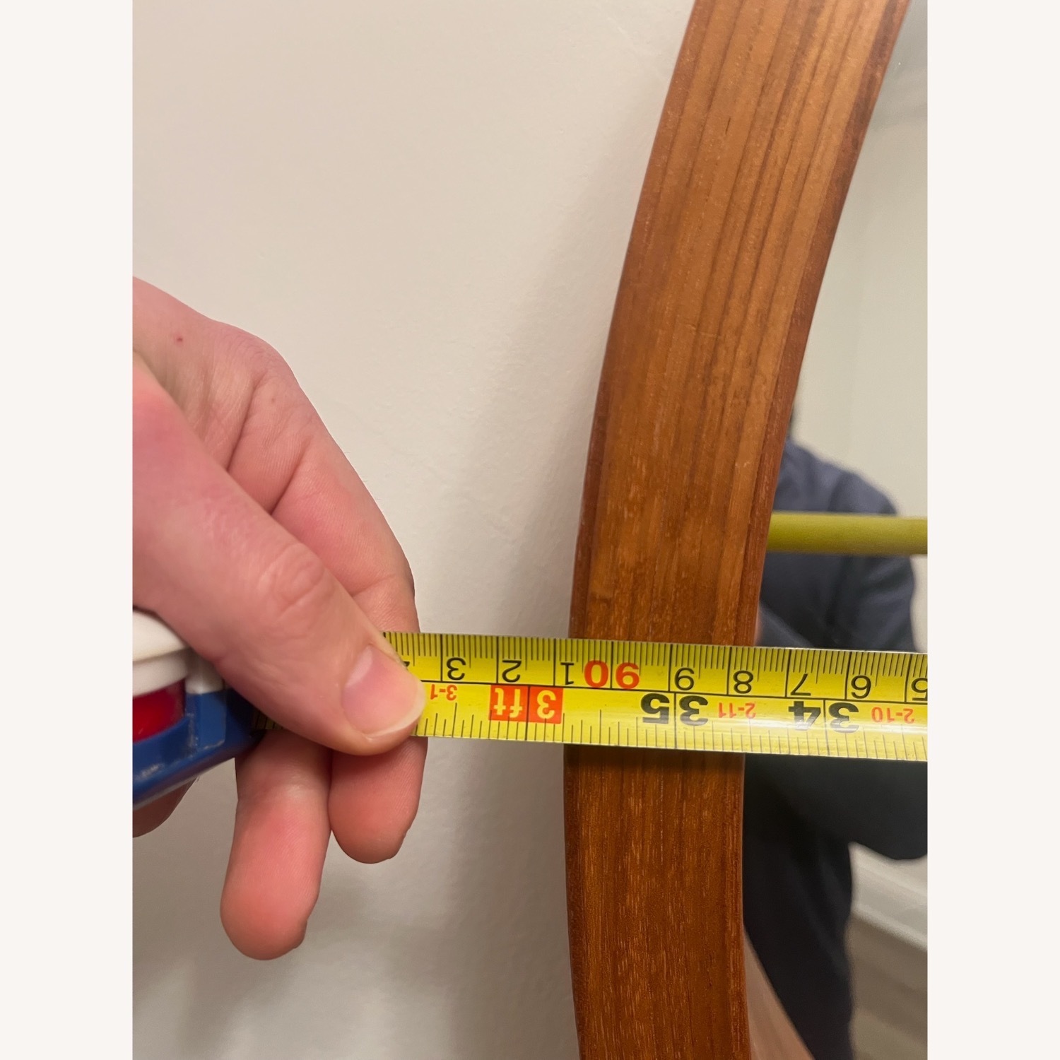 Room & Board Brown Wood Wall Mirror - image-3