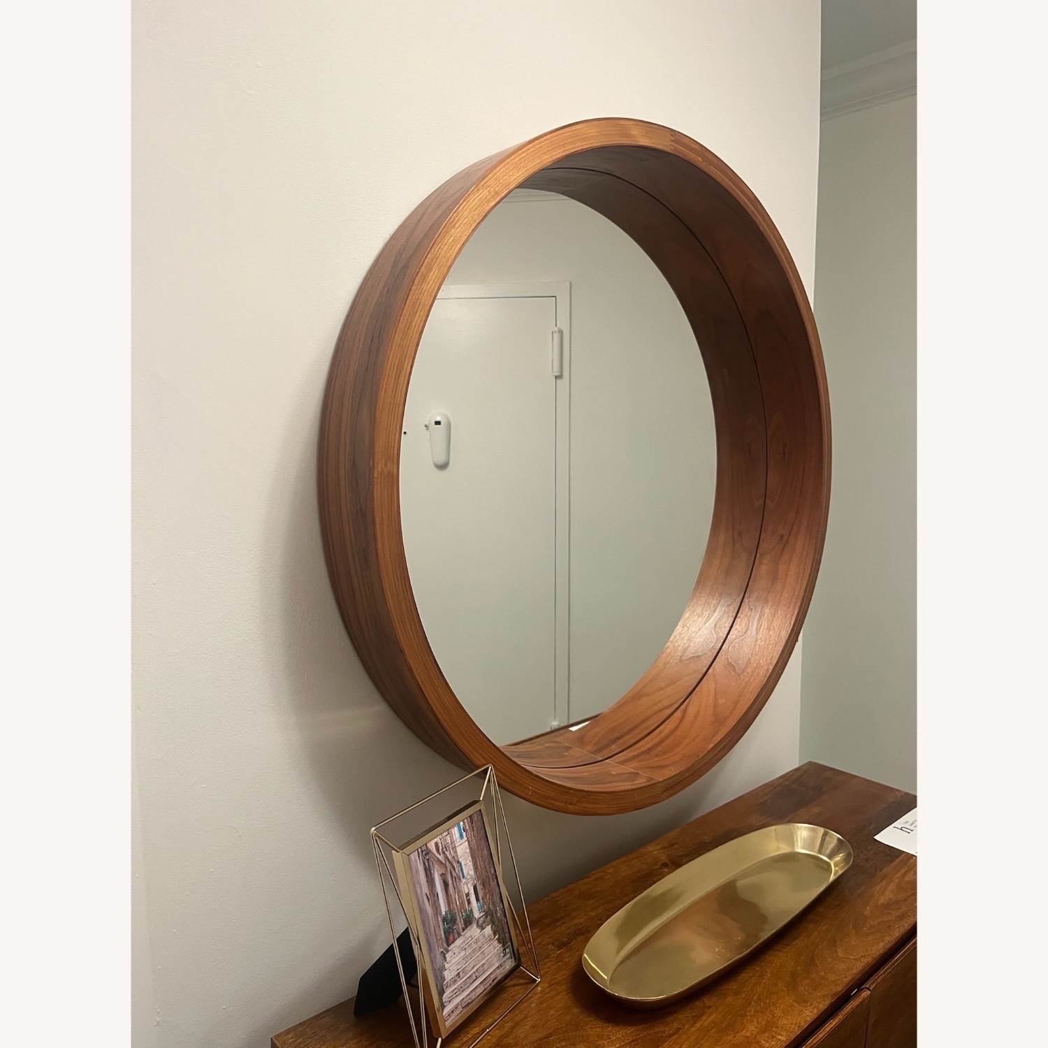 Room & Board Brown Wood Wall Mirror - image-1