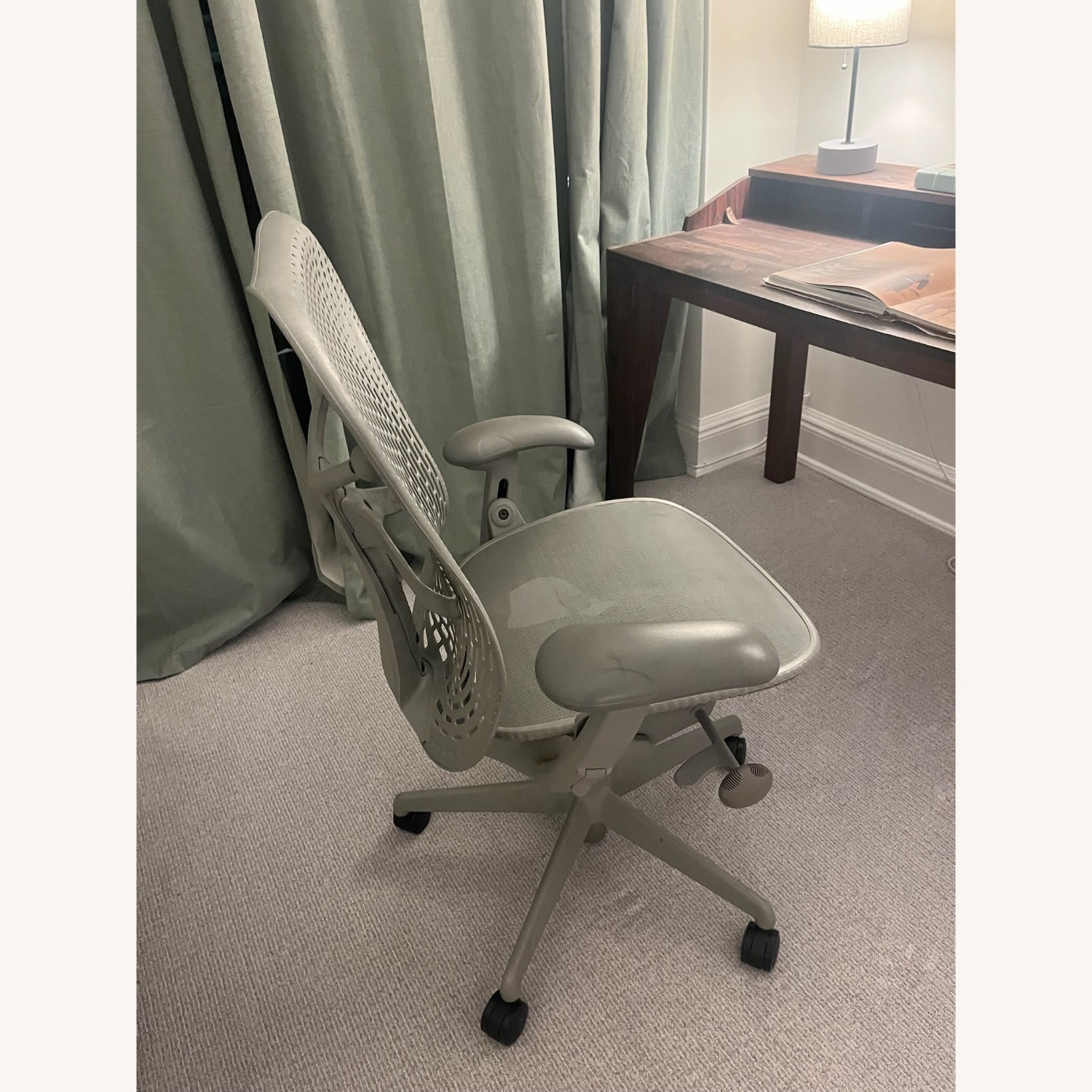 Herman Miller Mirra Chair, Light Gray - image-2