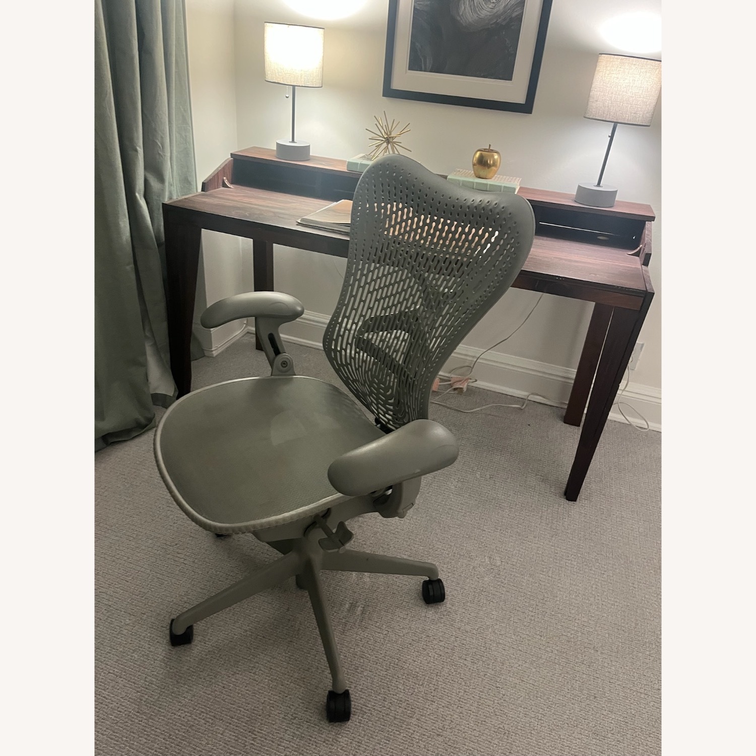 Herman Miller Mirra Chair, Light Gray - image-3