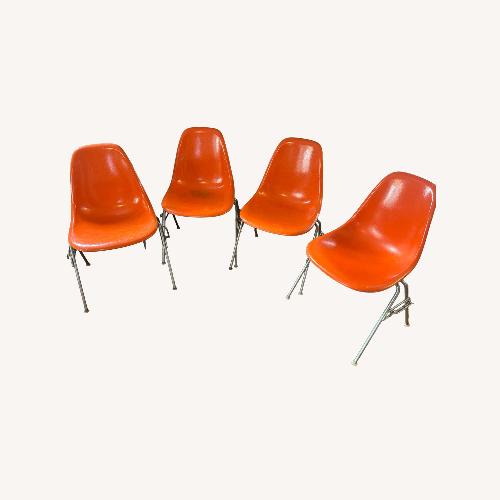 Used Herman Miller Orange Dining Chairs for sale on AptDeco