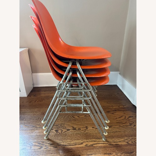 Used Herman Miller Orange Dining Chairs for sale on AptDeco