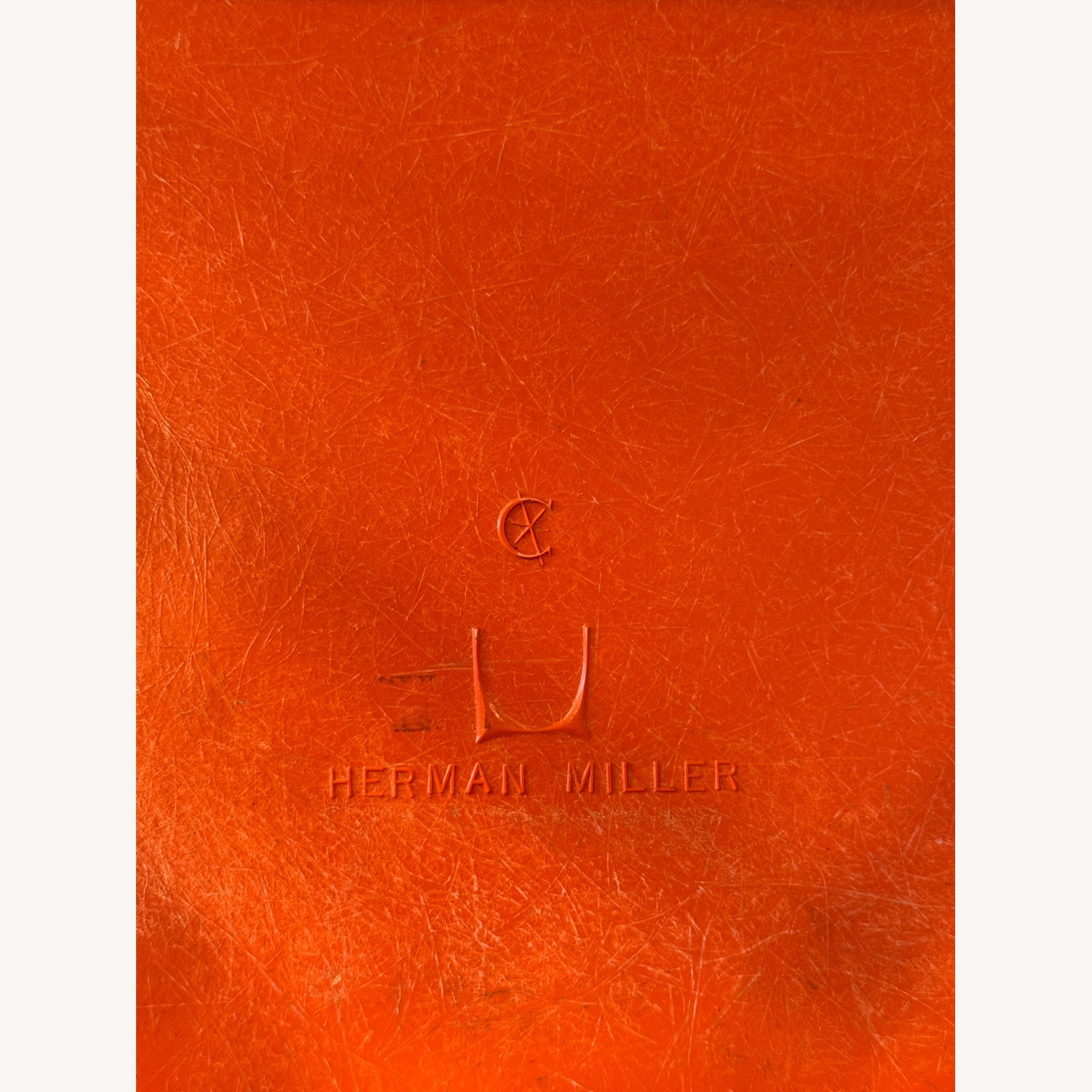 Herman Miller Orange Dining Chairs - image-5
