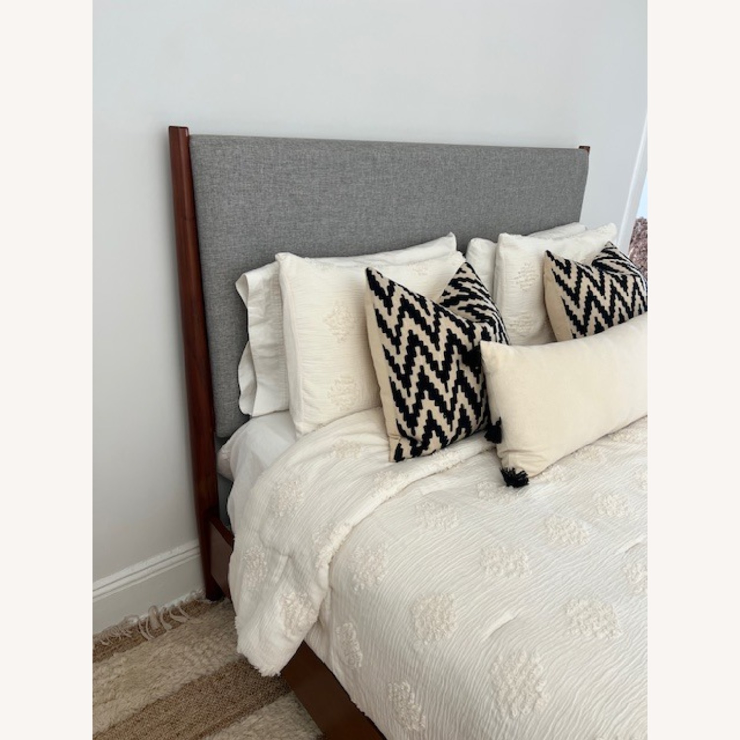 Wayfair Williams Upholstered Wood Panel Queen Bed - image-3