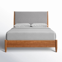 Wayfair Williams Upholstered Wood Panel Queen Bed
