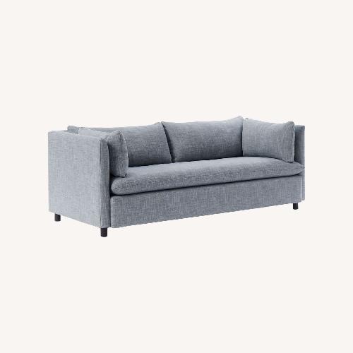 Used West Elm Shelter Light Gray Fabric Sleeper Sofa for sale on AptDeco
