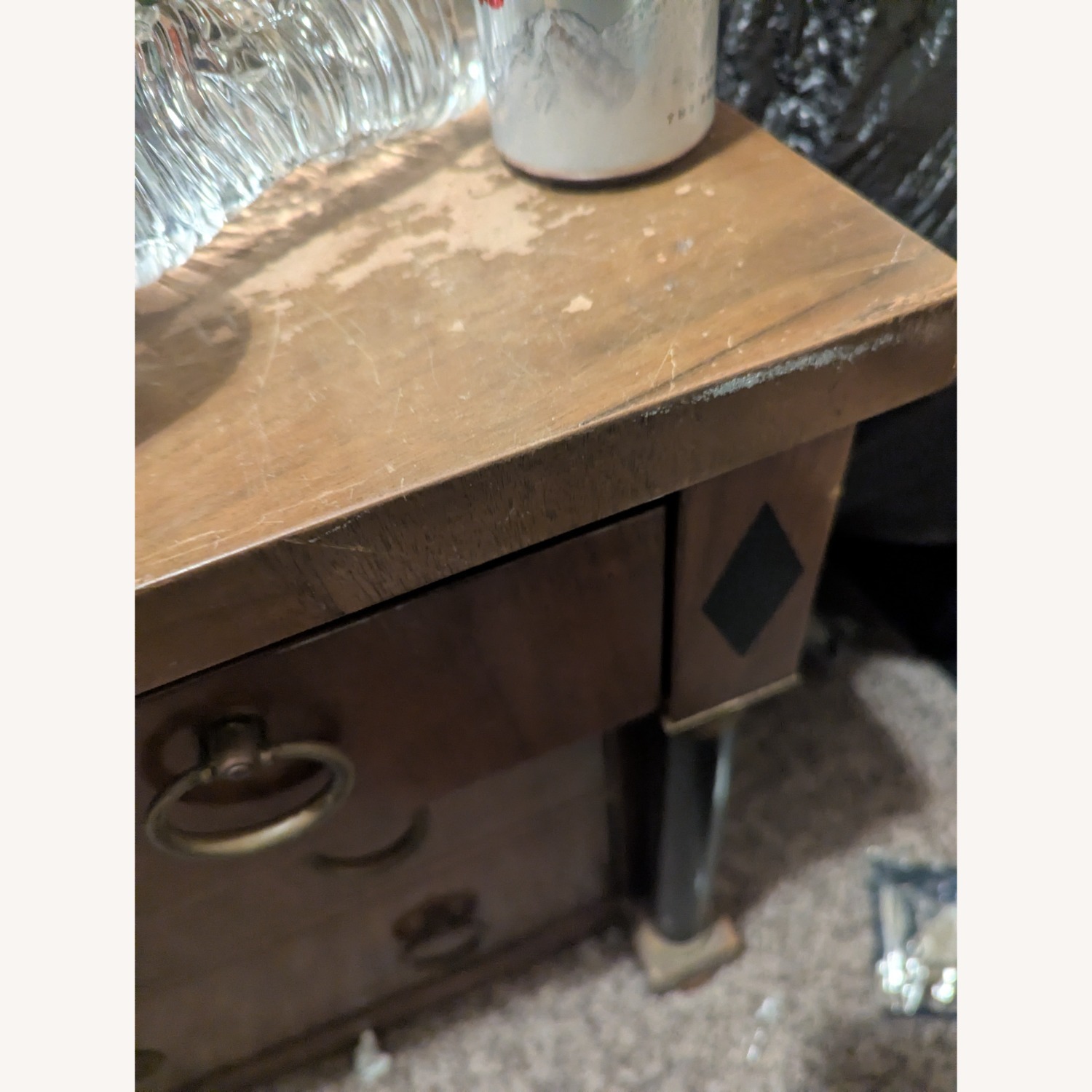 Baker Furniture Dark Brown Wood Dresser - image-3