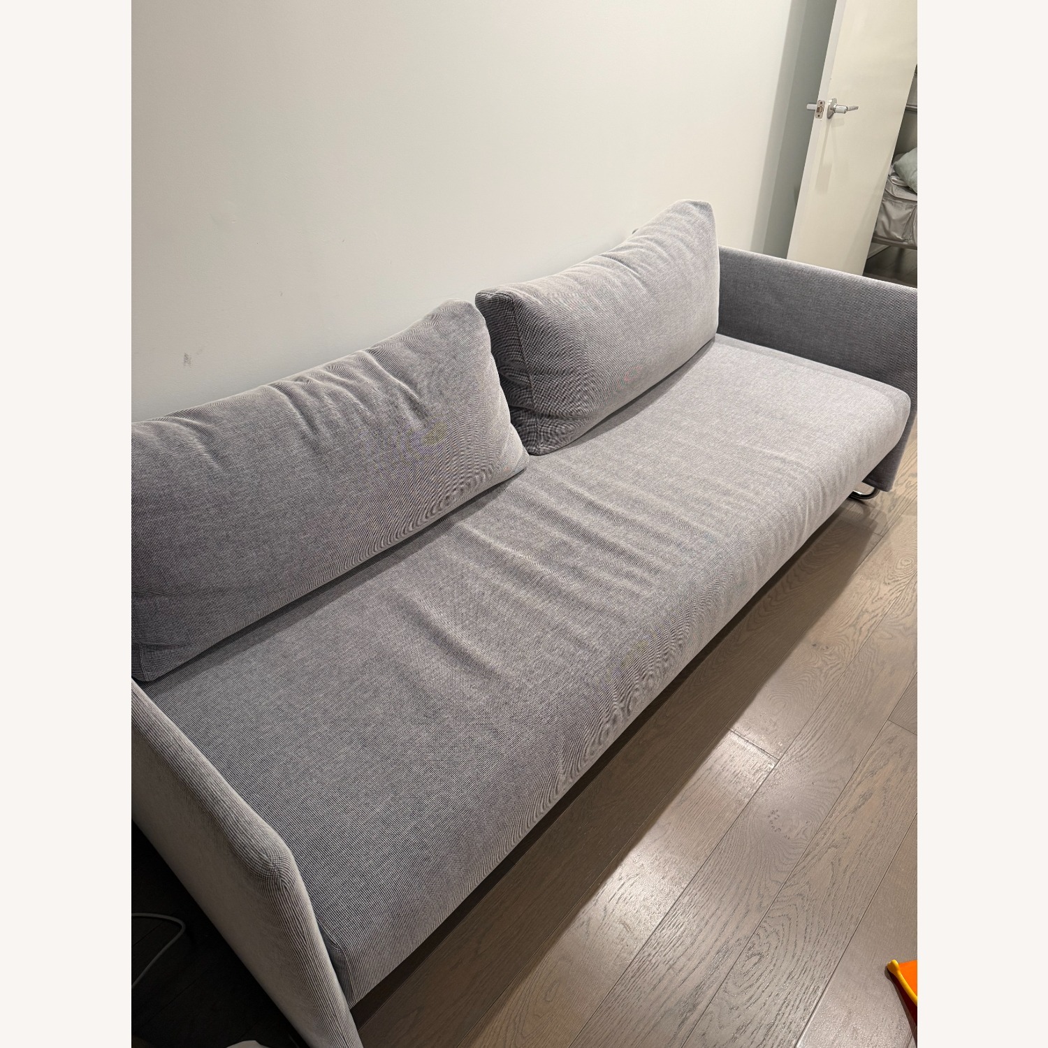 CB2 Tandom Microgrid Sleeper Sofa Sleeper Sofa - image-2