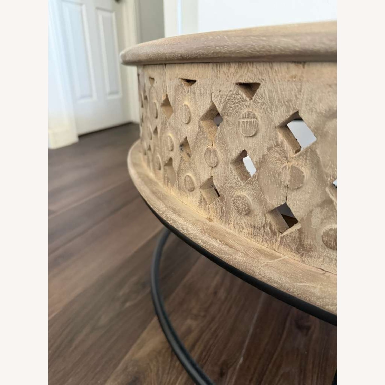 Ashley Furniture Natural Wood Coffee Table - image-2