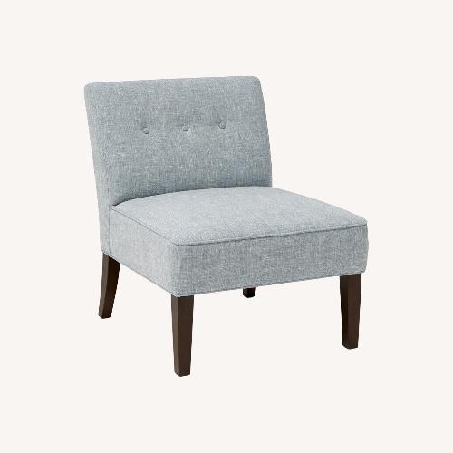 Used Living Spaces Rosie Blue Accent Chairs for sale on AptDeco