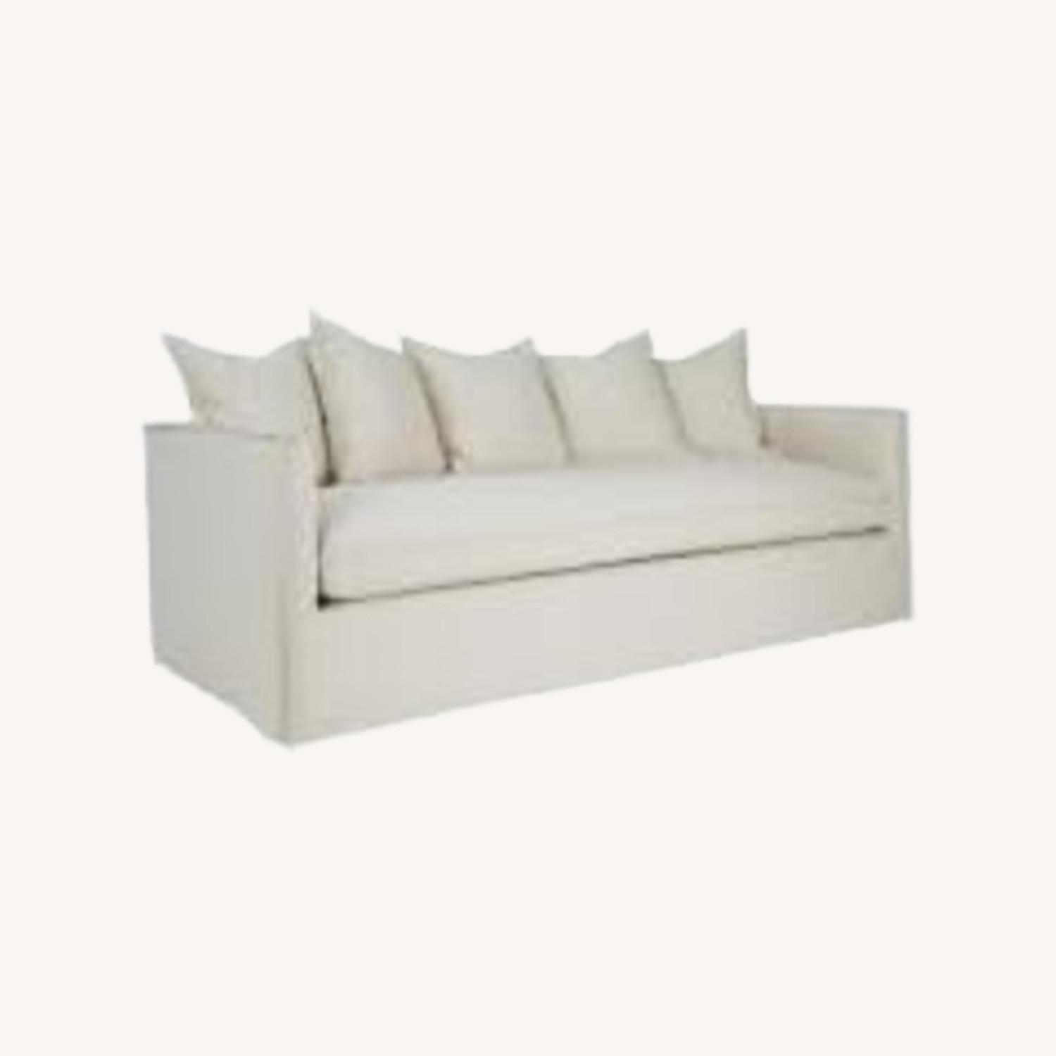 Jeffan International WhiteA Fabric 3+ Seater Sofa - image-0