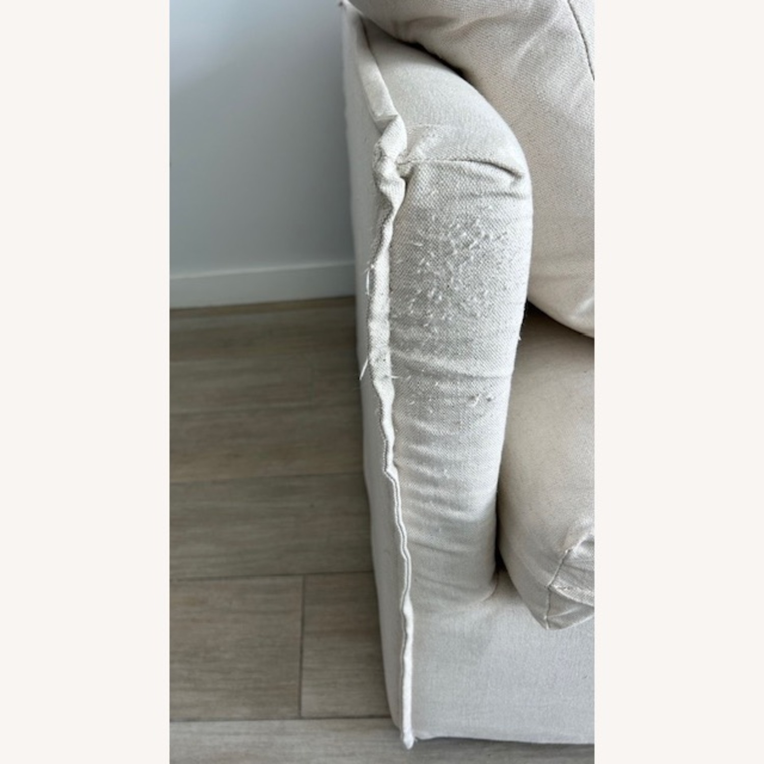 Jeffan International WhiteA Fabric 3+ Seater Sofa - image-4