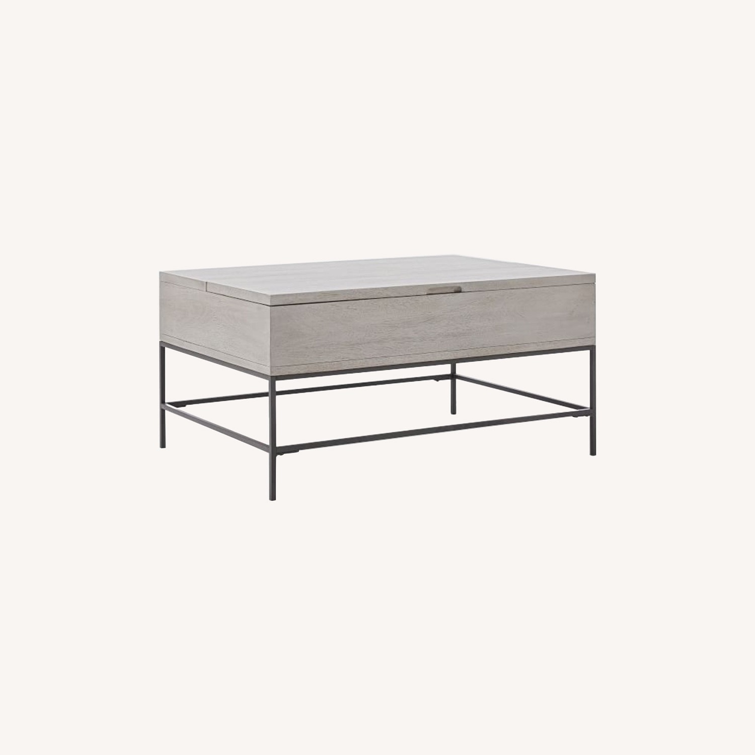 West Elm Industrial Storage Pop-Up Coffee Table - image-0