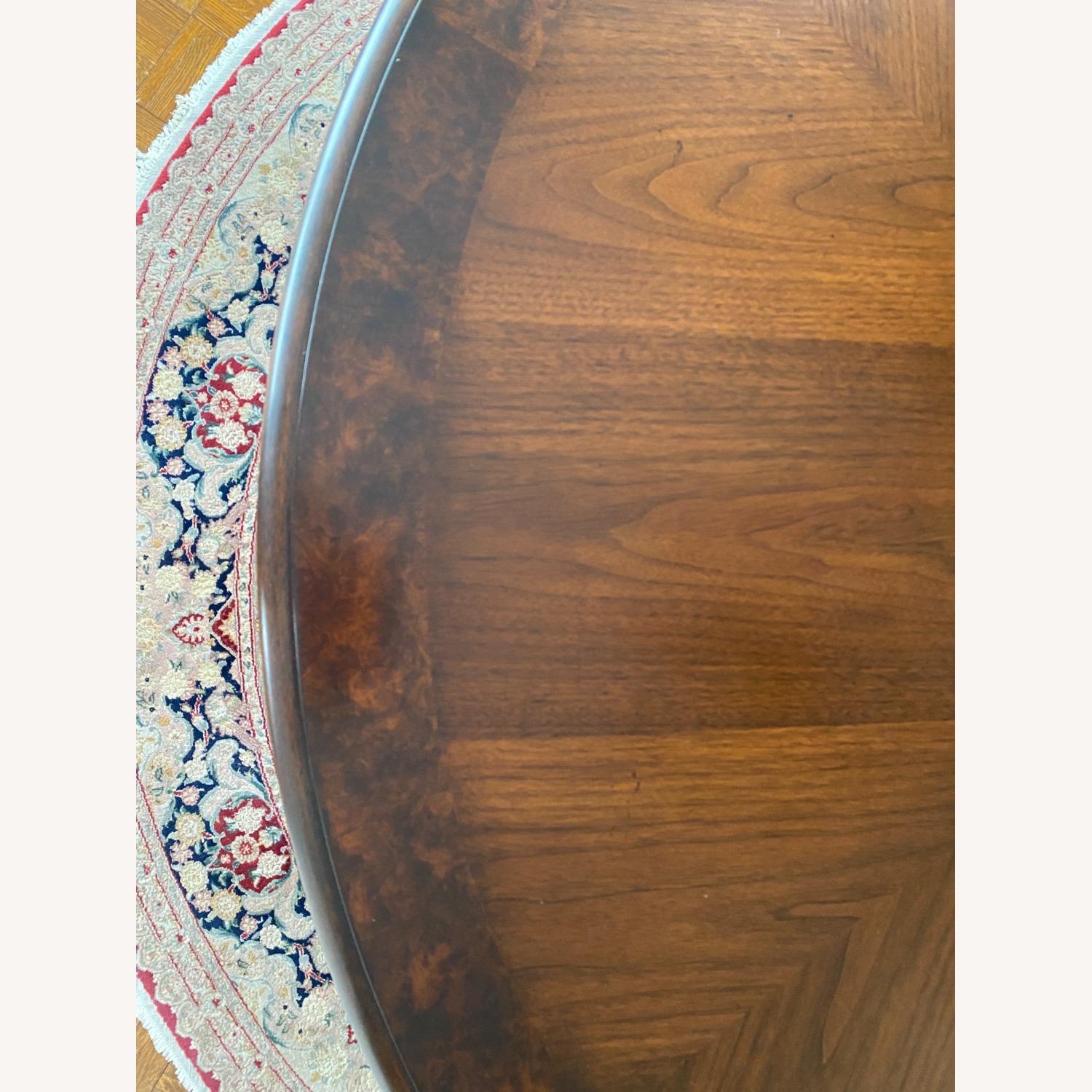 Dark Brown Wood Dining Table - image-4