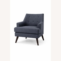 Living Spaces Celestino Blue Accent Chair