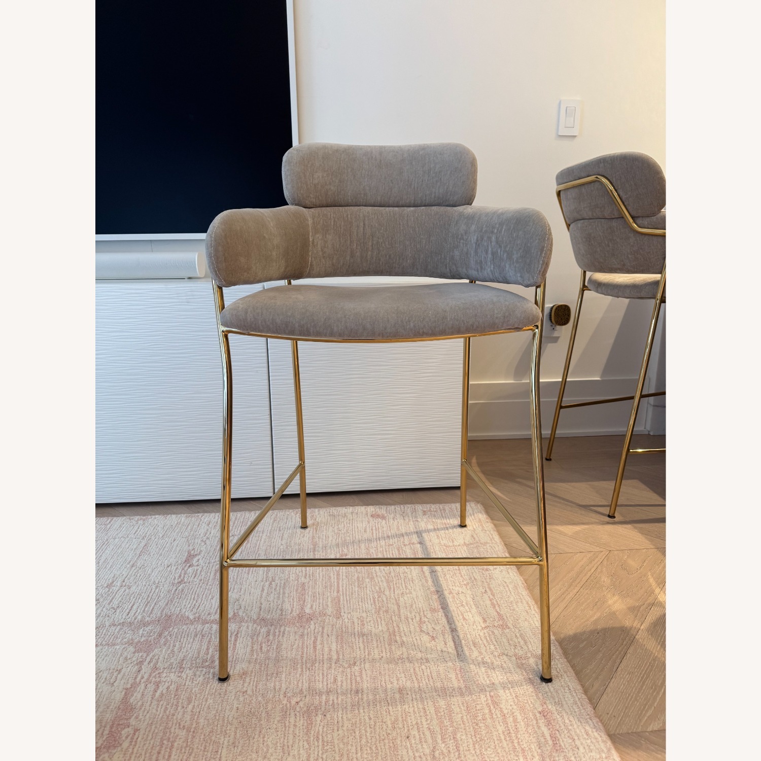 Interlude Home Upholstered Counter Stools - image-1