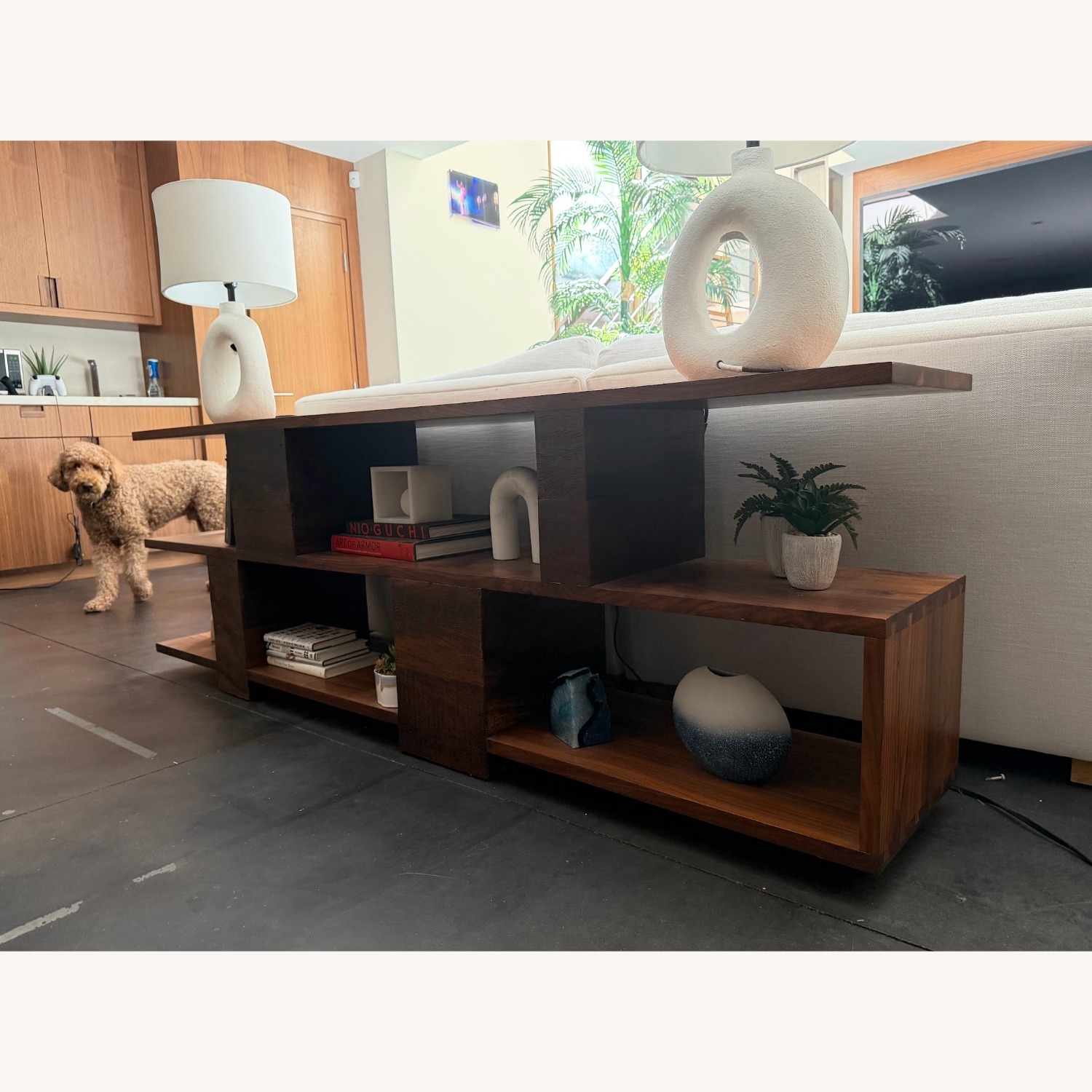 Carmella Dark Brown Media Storage - image-1