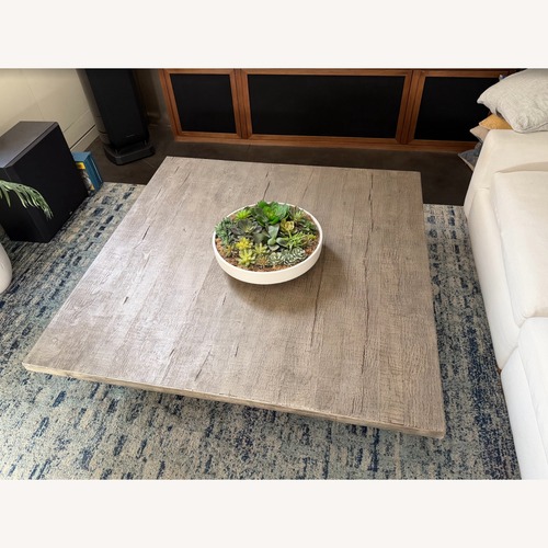 Used Restoration Hardware Coffee Table 60" Square for sale on AptDeco