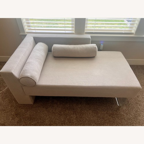 Used Vladimir Kagan Natural Fabric Chaise Lounge for sale on AptDeco