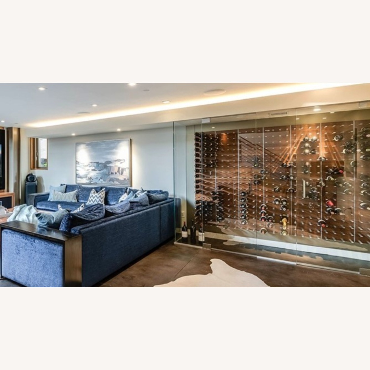 STACT Walnut Designer 504-Bottle Wine Wall - image-1