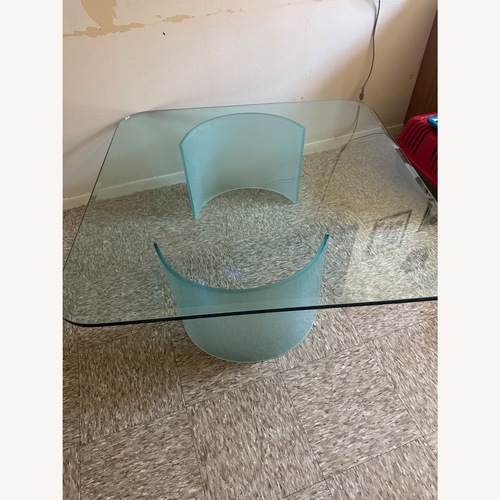 Used Modani Transparent Glass Coffee Table for sale on AptDeco