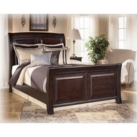 Ashley Furniture Ridgley Dark Brown Queen Bed