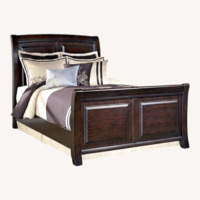 Ashley Furniture Ridgley Dark Brown Queen Bed