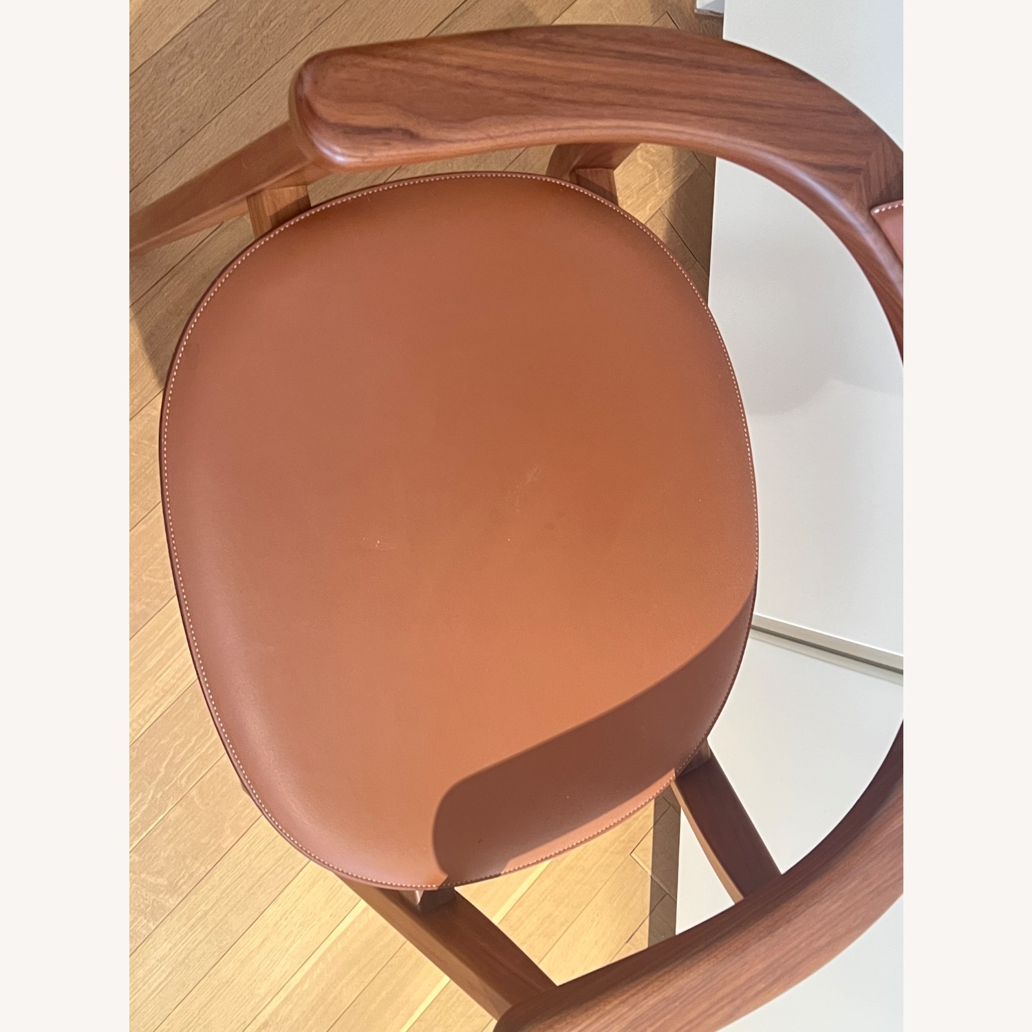 Hermes Metiers Light Brown Leather Armchair - image-11