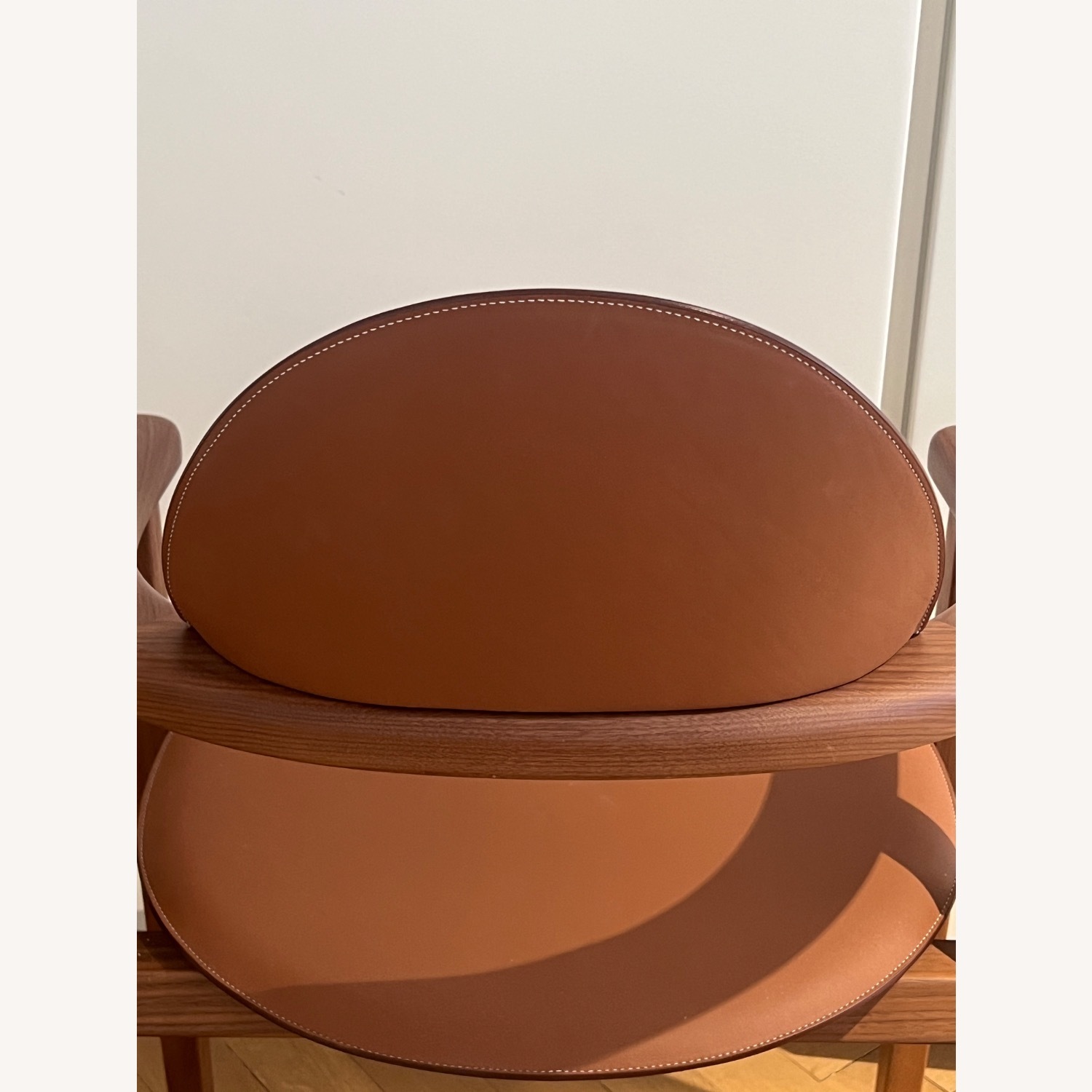 Hermes Metiers Light Brown Leather Armchair - image-10