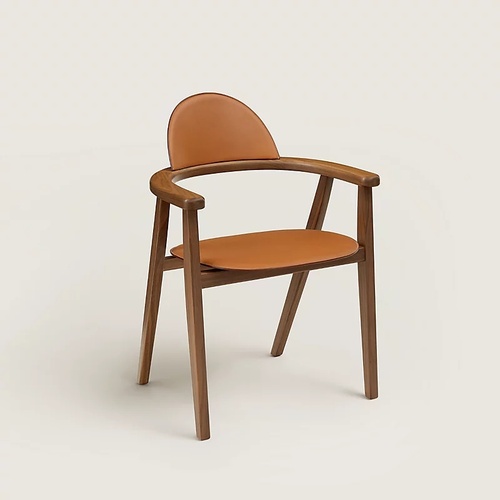 Used Hermes Metiers Light Brown Leather Armchair for sale on AptDeco