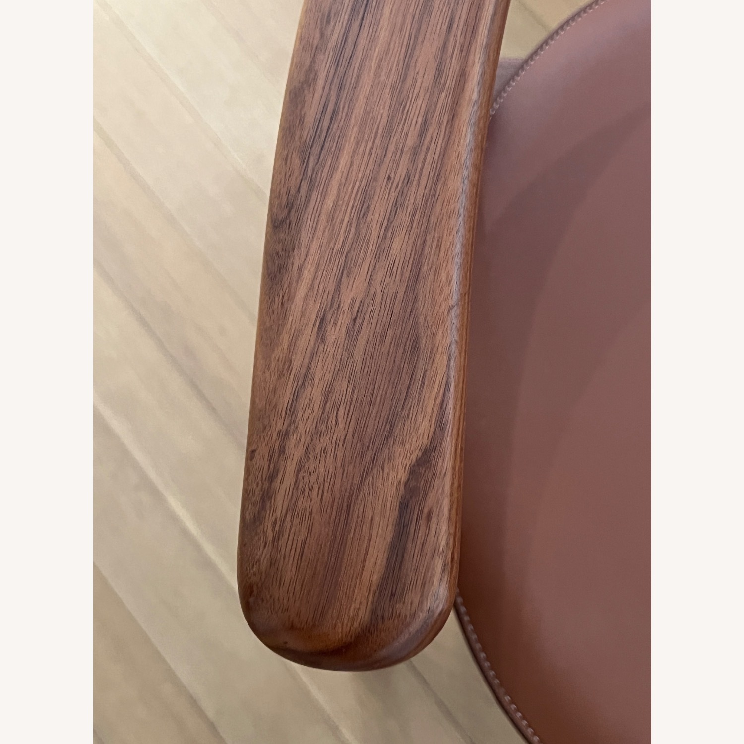 Hermes Metiers Light Brown Leather Armchair - image-6