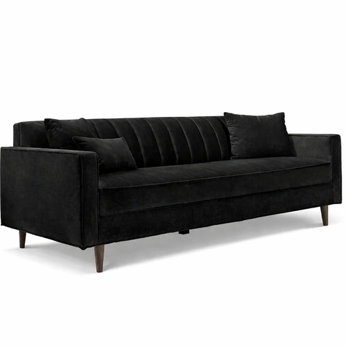 Used Scandinavian Designs Delphine Black Couch  for sale on AptDeco