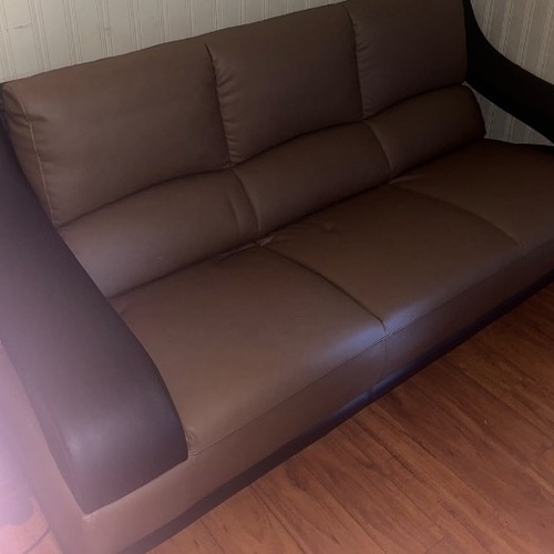 Used Ashley Furniture Light Brown 2 Seater Sofa for sale on AptDeco