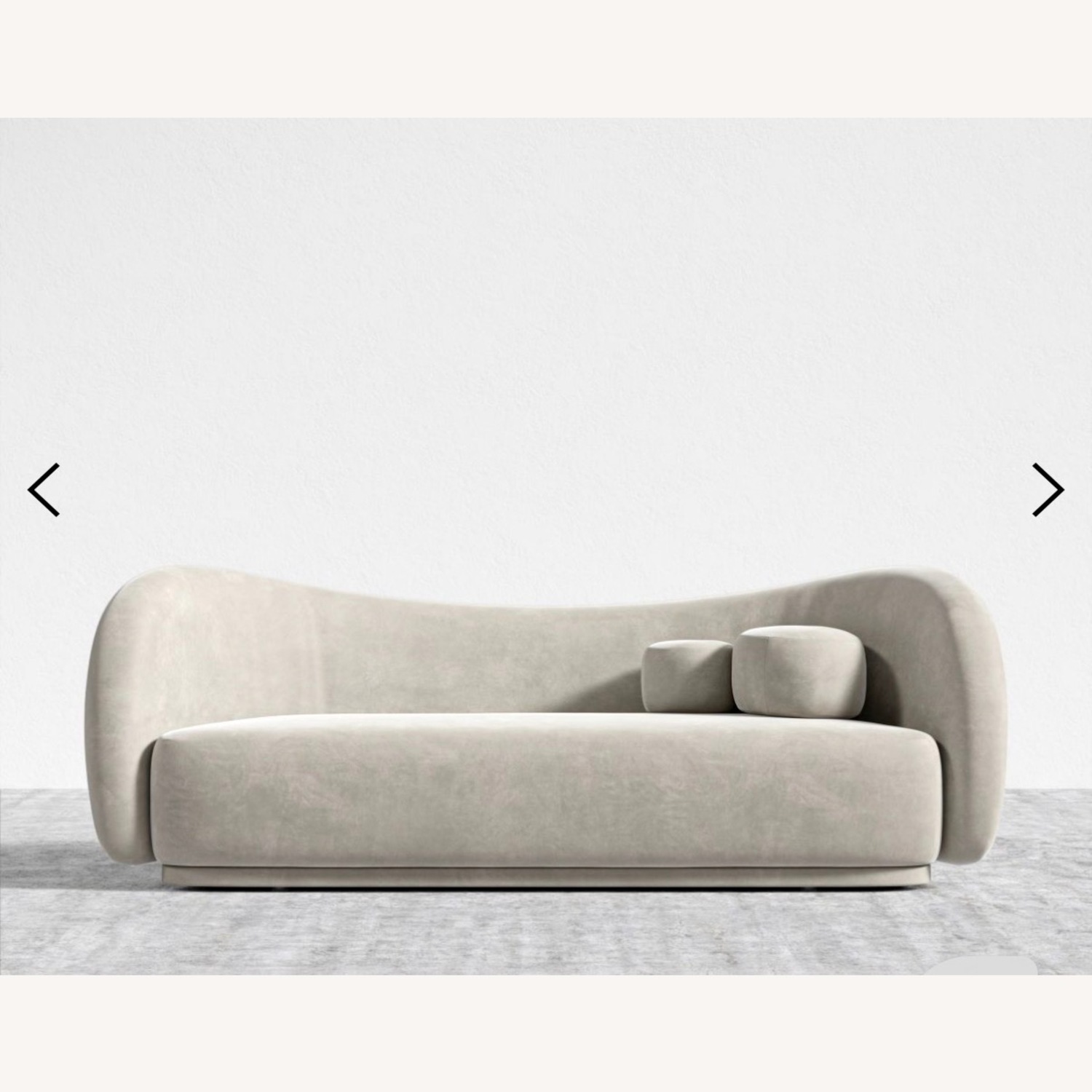 Rove Concepts Natural Velvet 3+ Seater Sofa - image-4