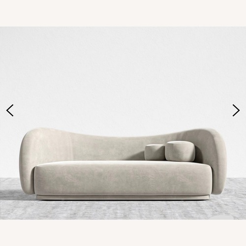 Used Rove Concepts Natural Velvet 3+ Seater Sofa for sale on AptDeco