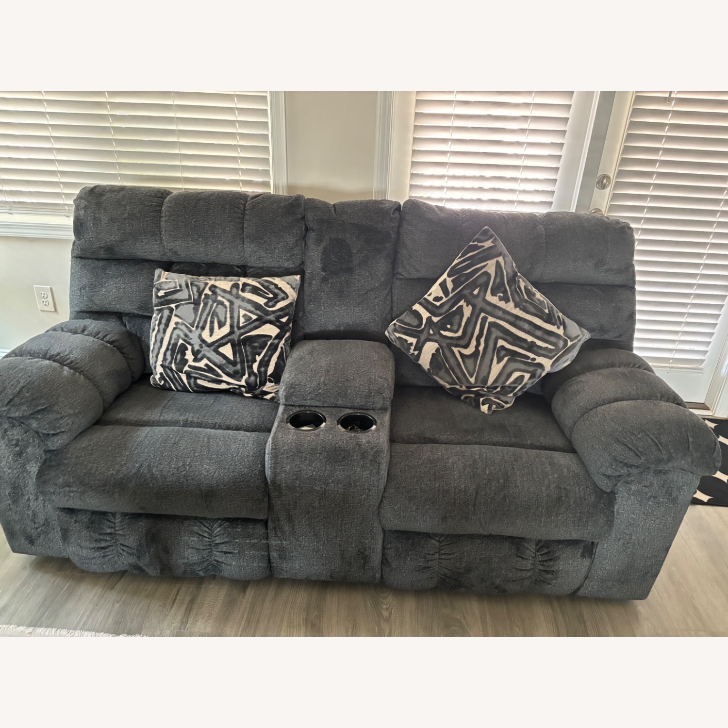 Ashley Fabric Loveseat - image-2