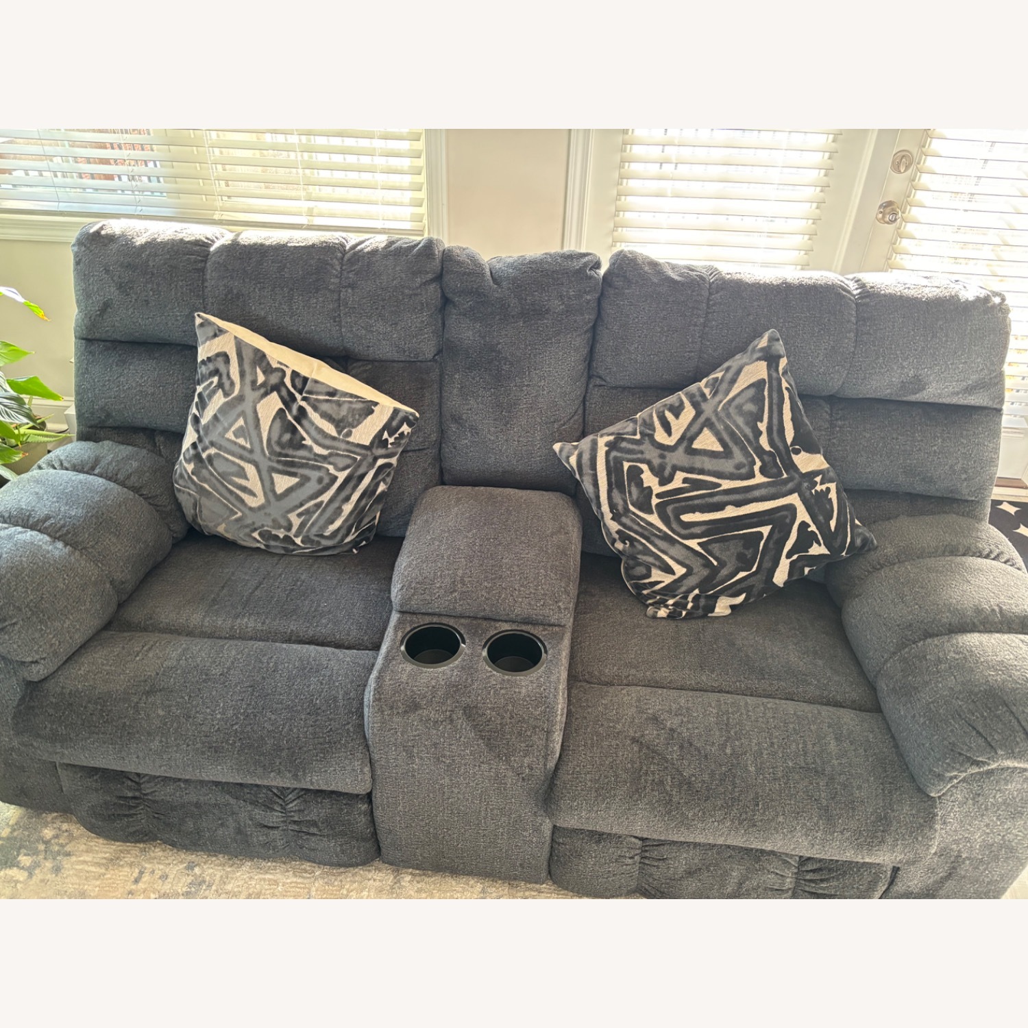 Ashley Fabric Loveseat - image-3