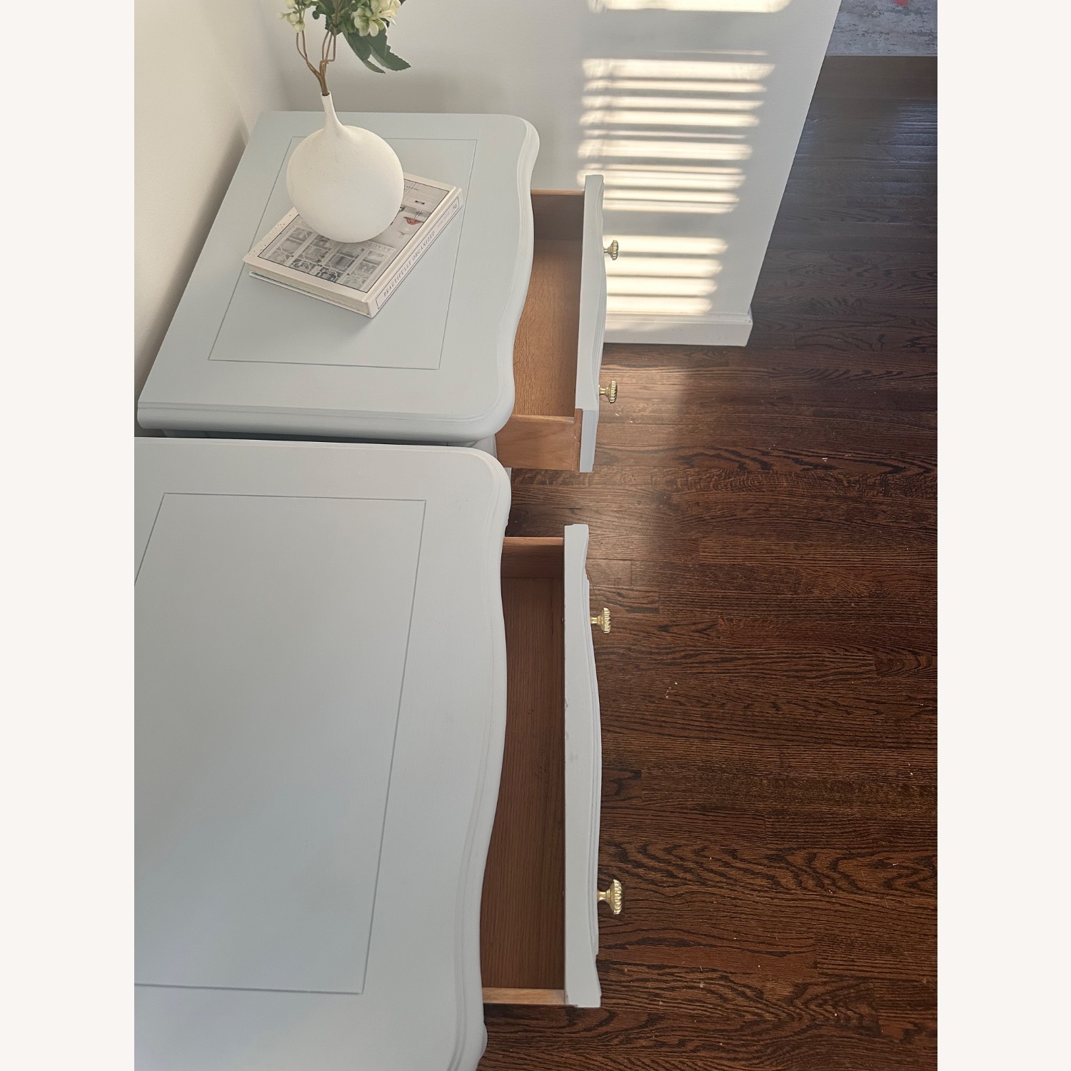 Pair of French Country Nightstands - image-4