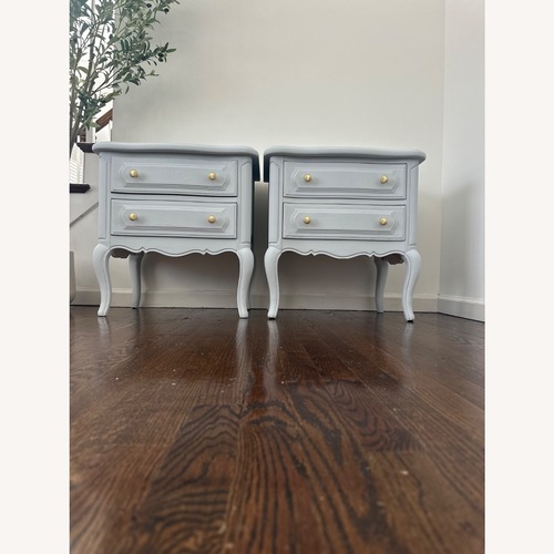 Used Pair of French Country Nightstands for sale on AptDeco