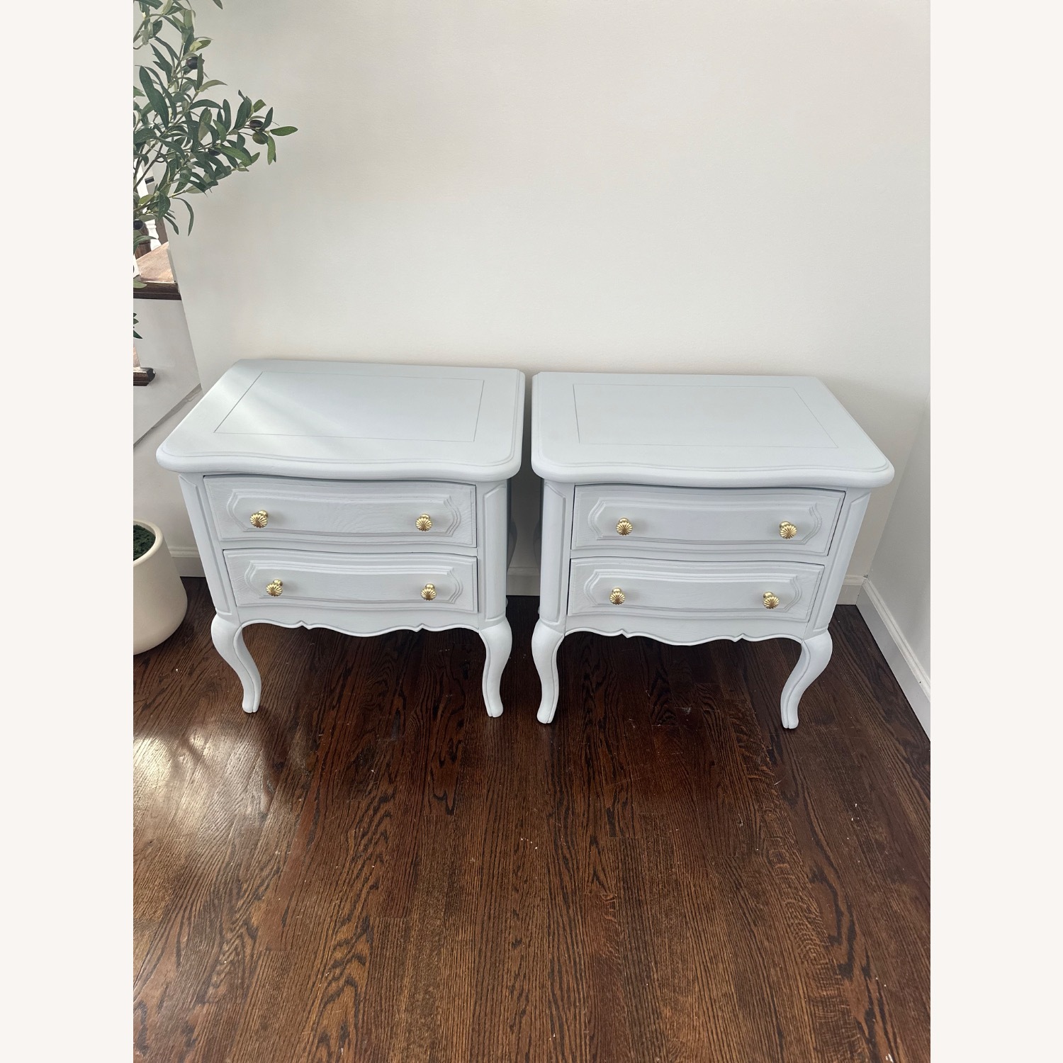 Pair of French Country Nightstands - image-1